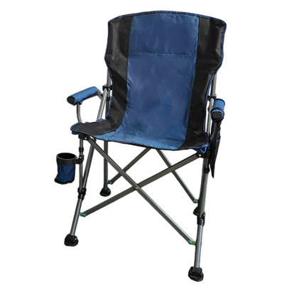 Стул со спинкой туристический складной 58*54*91 см до 120 кг синий Baizheng