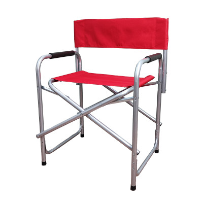 Стул со спинкой туристический складной 54*44*78 см нагрузка 120 кг красный Baizheng