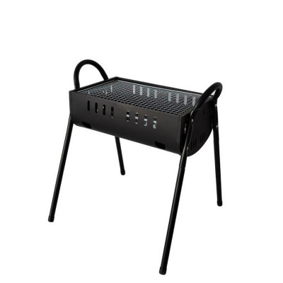 Мангал 42*27*44 см толщина металла 0,8 мм складной для барбекю черный Baizheng Мангал 42*27*44 см толщина металла 0,8 мм складной для барбекю черный Baizheng