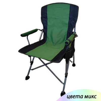 Стул туристический складной 580х540х910 мм нагрузка 120 кг микс Baizheng