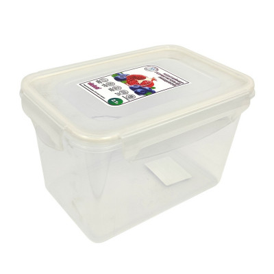 Контейнер пластиковый 1,6 л герметичный прямоугольный прозрачный Violet Контейнер пластиковый 1,6 л герметичный прямоугольный прозрачный Violet