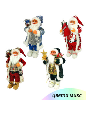 Фигурка новогодняя 60 см микс Дед Мороз NP-5317 Baizheng