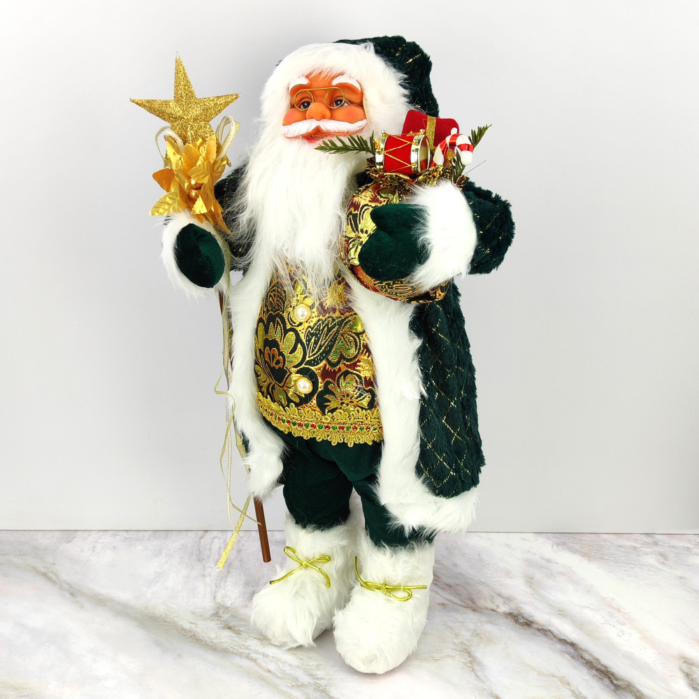 Фигурка новогодняя 60 см микс Дед Мороз NP-5317 Baizheng