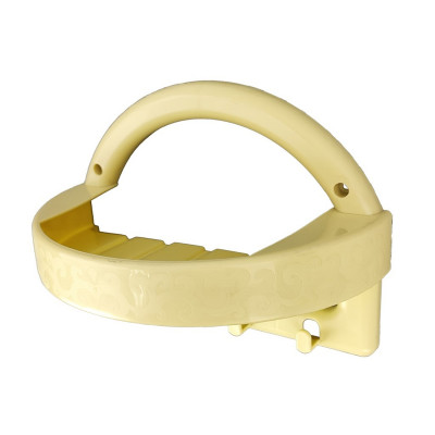 Полка пластиковая для ванной 27,4х14х19,5 см универсальная золотой туман Berossi Полка пластиковая для ванной 27,4х14х19,5 см универсальная золотой туман Berossi