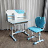 Мини изображение Комплект детский 105*80*50/84 см стол стульчик голубой Baizheng