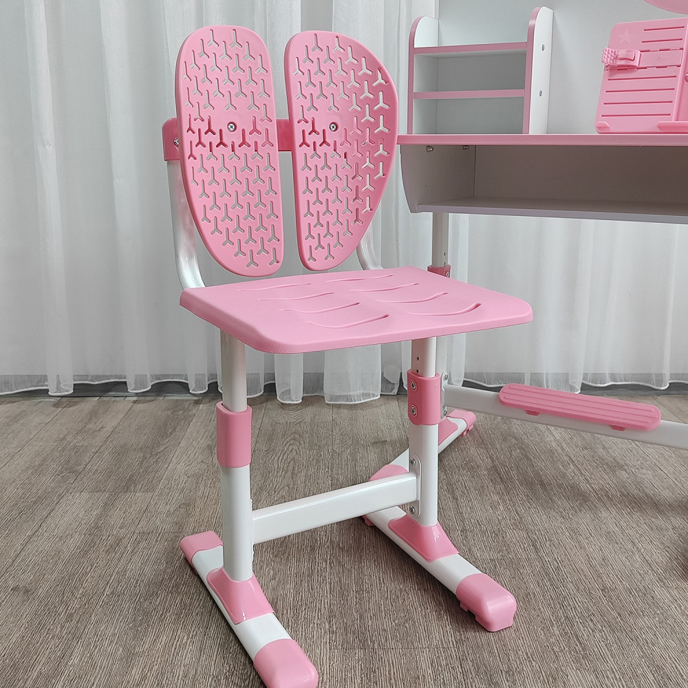 Комплект детской мебели 105x80x50/84 см стол и стульчик розовый Baizheng