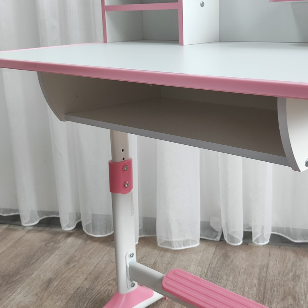 Комплект детской мебели 105x80x50/84 см стол и стульчик розовый Baizheng