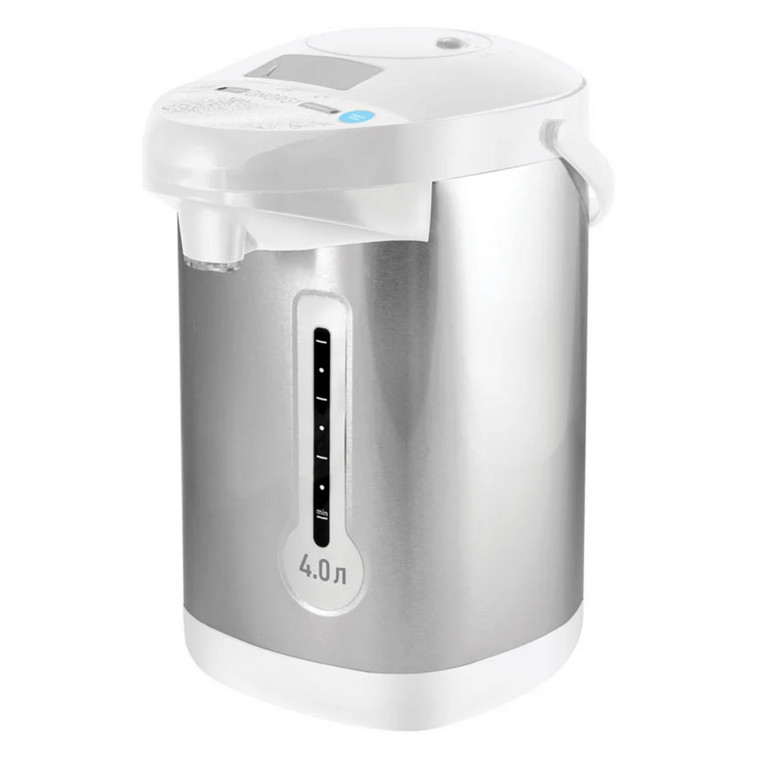 Термопот 4 л 750 Вт нержавеющая сталь колба 3 режима металлик-белый TP-619 Energy