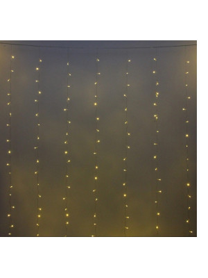 Гирлянда светодиодная 3х2,5 м 144 Led 8 режимов IP-20 занавес белый Теплый Серпантин Гирлянда светодиодная 3х2,5 м 144 Led 8 режимов IP-20 занавес белый Теплый Серпантин