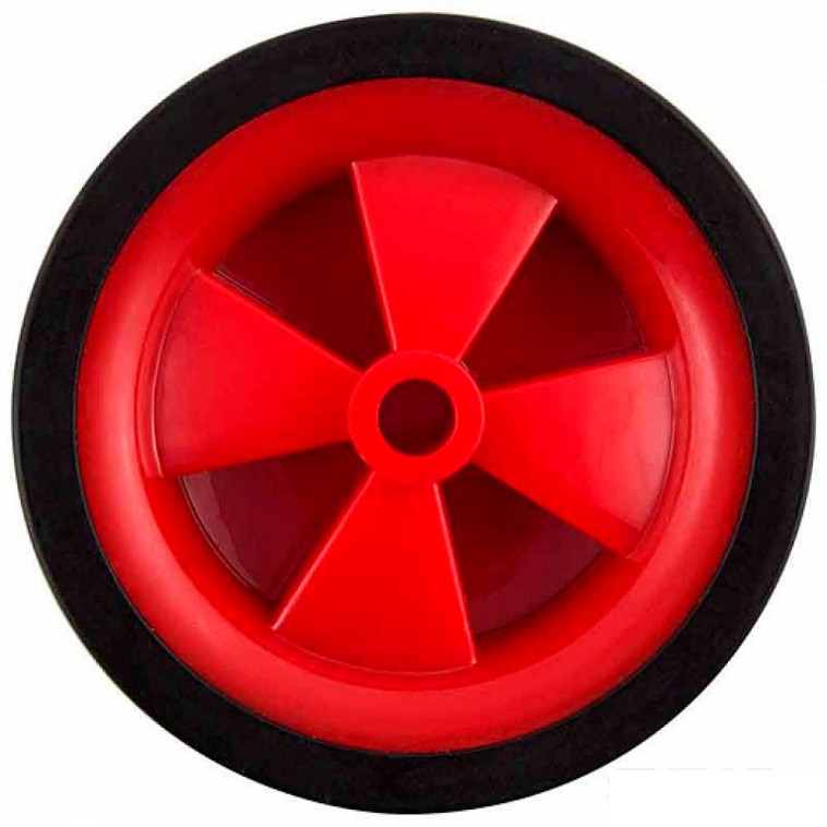 Колесо пластиковое комбинированное 4х88 мм Рыжий кот