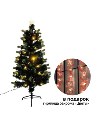 Ель светодиодная 120 см мультиколор + гирлянда NP-3391Bum Ель светодиодная 120 см мультиколор + гирлянда NP-3391Bum