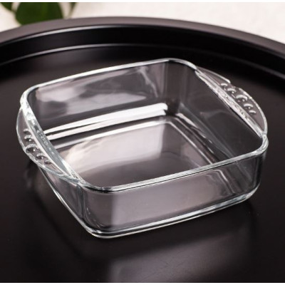 Форма стеклянная для запекания 23*17 см квадратная Senobar Иран