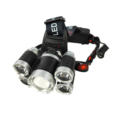 Фонарь налобный 5,9*8,2*5 см 1600 мАч USB аккум вращающаяся фокусировка 4 режима SY0 Baizheng