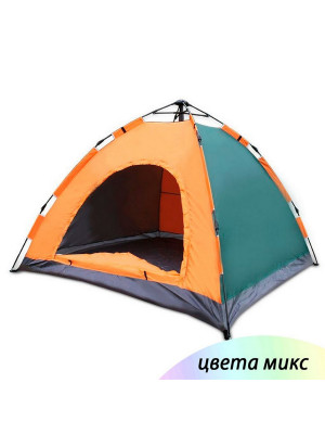 Палатка 3-х местная 200х150 см автоматическая микс Baizheng