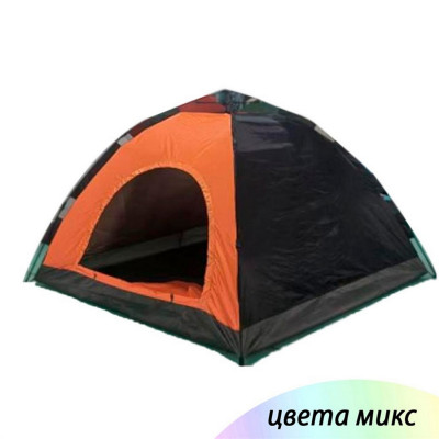 Палатка 4-х местная 200х200 см автоматическая микс Baizheng