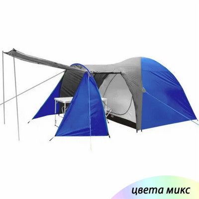 Палатка 3-х местная 410х210х160 см микс Baizheng