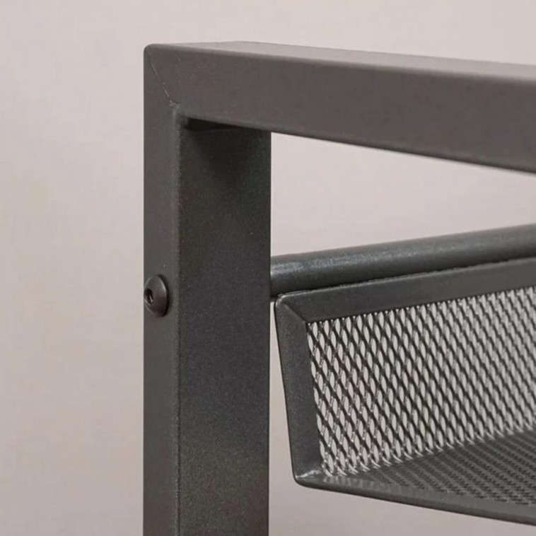 Фотография Подставка металлическая для обуви 3-х ярусная 67х27х61 см черный Торонто 23 ЗМИ