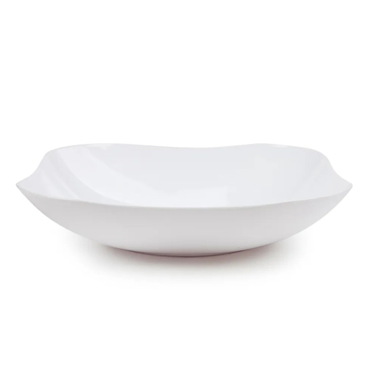 Фото Ваза пластиковая для фруктов 246х57 мм 1,5 л снежно белый Рондо Berossi