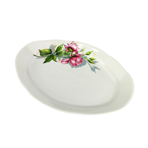 Блюдо фарфоровое 33 см овальное Соната Добрушский
