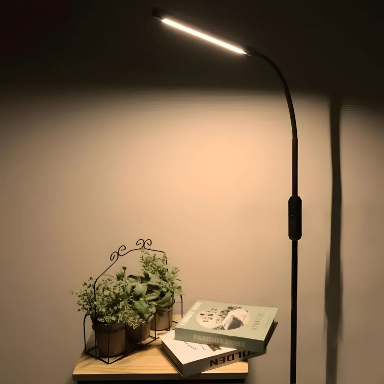 Фотография Торшер светодиодный 1 плафон 25х19х177 см 7Вт USB сгибается 4м2 3 света микс Baizheng