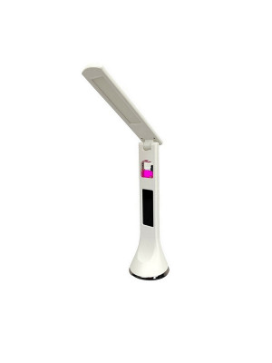 Лампа светодиодная настольная 19*27*8,2 см 5Вт 200LM USB аккум дисплей календ белый Baizheng Лампа светодиодная настольная 19*27*8,2 см 5Вт 200LM USB аккум дисплей календ белый Baizheng
