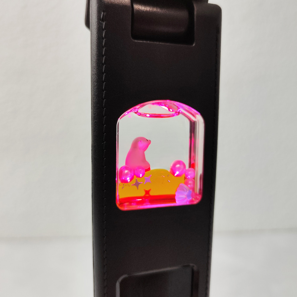 Лампа светодиодная настольная 19*27*8,2 см 5Вт 200LM USB аккум дисп календ черный Baizheng