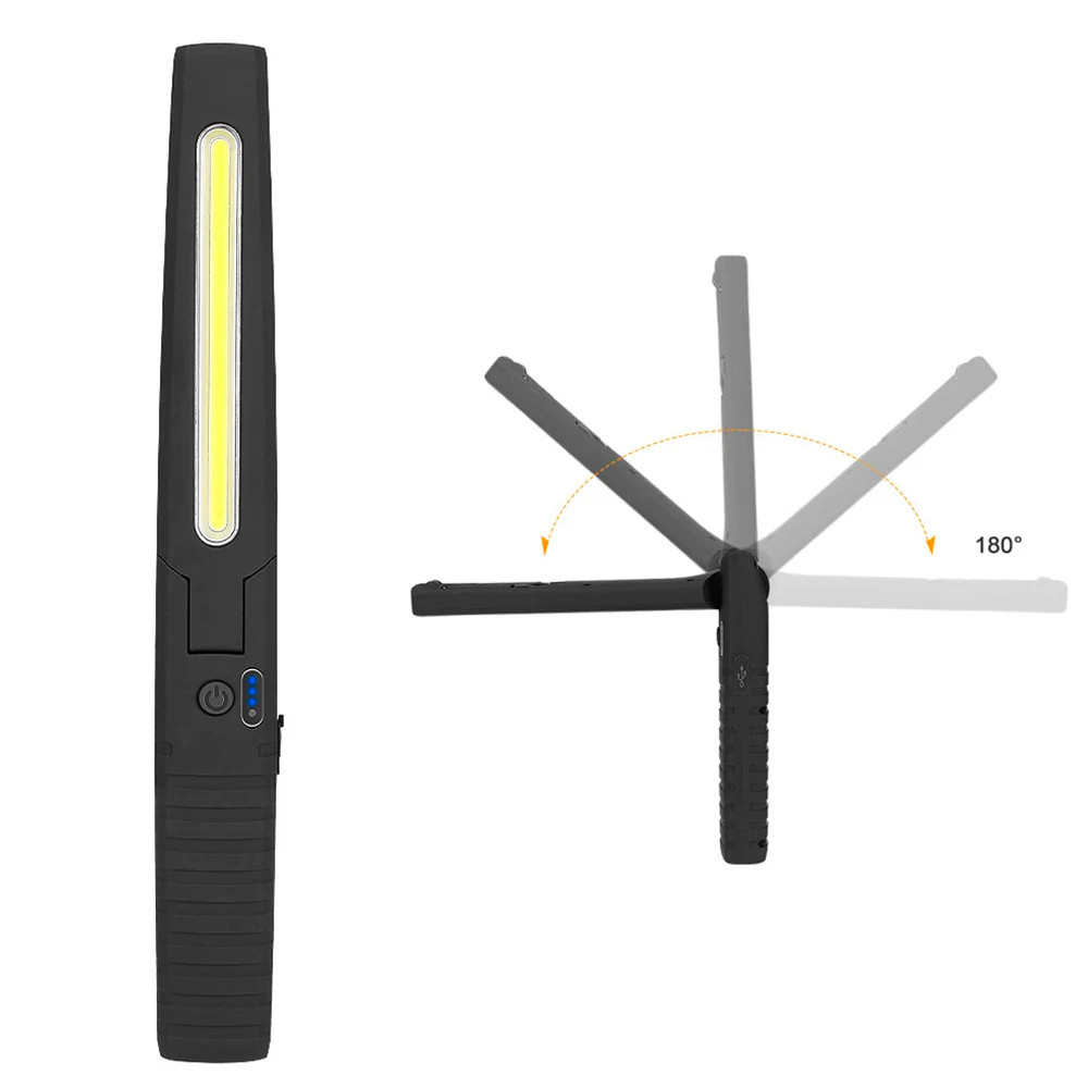 Фонарь кемпинговый  led 29,5х3,5х2,6 см складной 4 режима аккумуляторный USB черный Baizheng