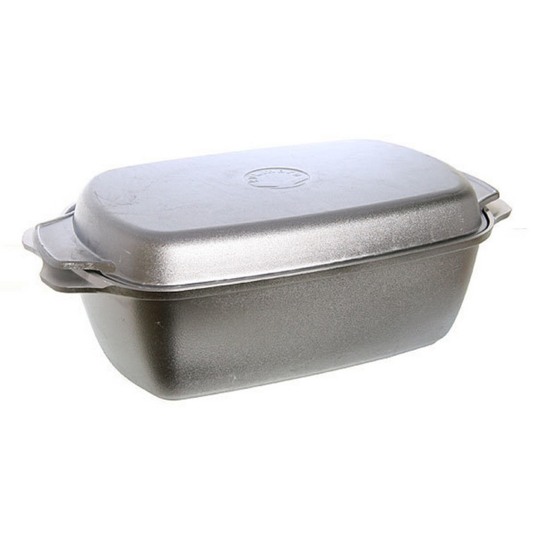 Гусятница алюминиевая 5,5 л крышка-противень Кукмара