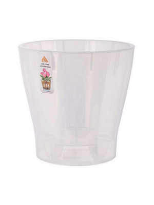 Горшок пластиковый 2,2 л для орхидеи автополивом прозрачный Лея Альтернатива Горшок пластиковый 2,2 л для орхидеи автополивом прозрачный Лея Альтернатива