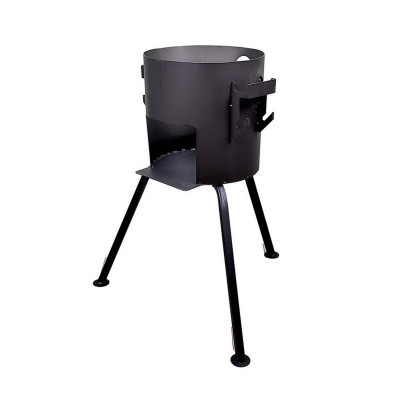 Печь стальная 22-30 л сталь с трубой 2 мм поддувало разборная Goodmart