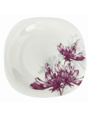 Тарелка стеклокерамическая десертная 19 см SDP210-820 Violet Sanli Parsopal