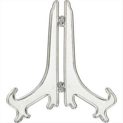 Набор пластиковых подставок для декоративных тарелок 10 шт 25 см