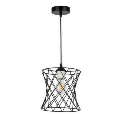 Люстра кухонная 1 плафон 25*80 см Е27 60Вт 4м2 плафон металл черный Baizheng Люстра кухонная 1 плафон 25*80 см Е27 60Вт 4м2 плафон металл черный Baizheng