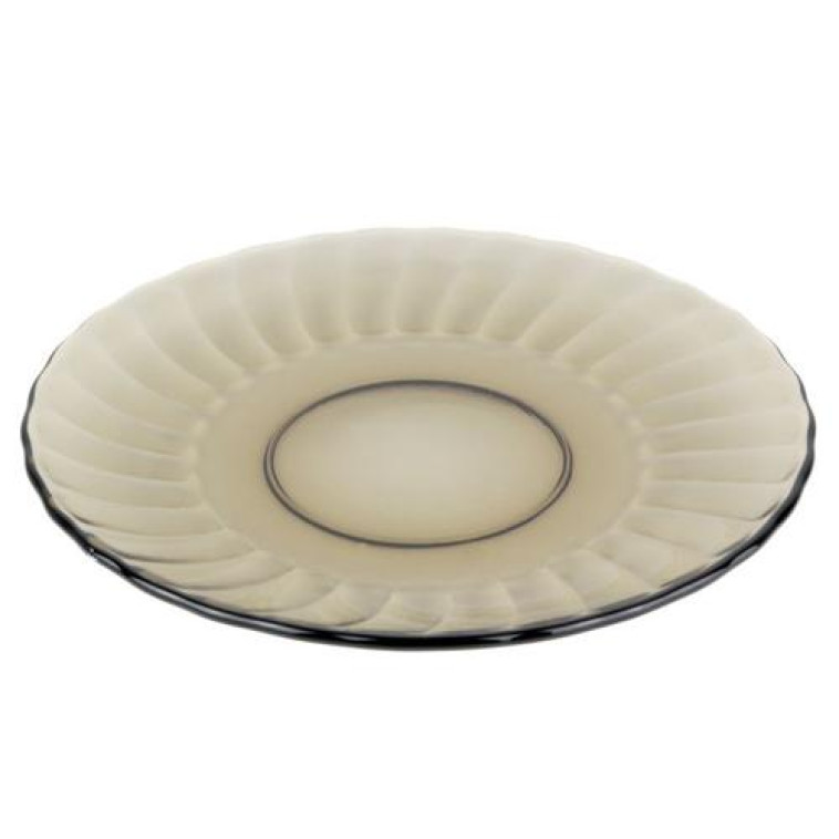 Тарелка стеклянная десертная 17 см дымка Elica Pasabahce