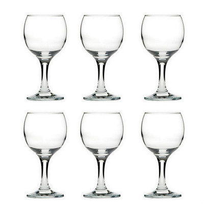 Набор стеклянный бокалов 6 предмета 165 мл для вина Bistro Pasabahce