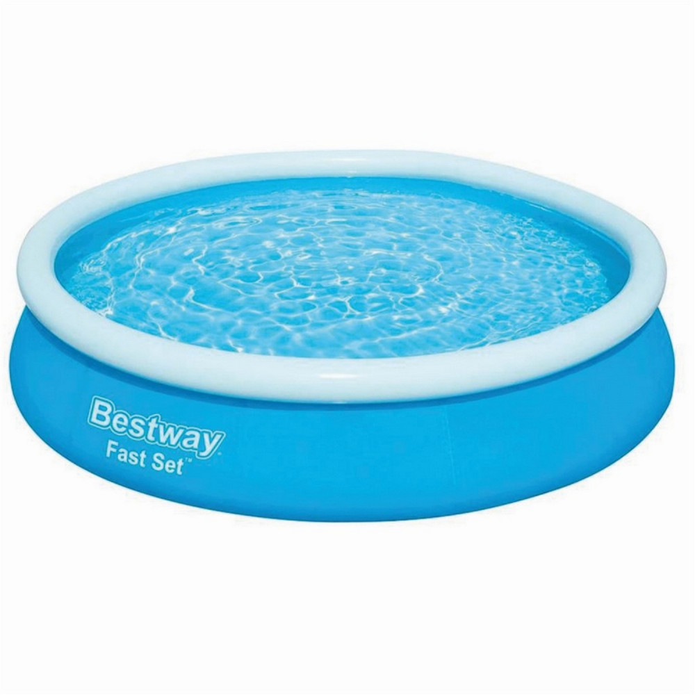 Бассейн с надувным бортом 366*76 см 5377 л фильтр насос Bestway