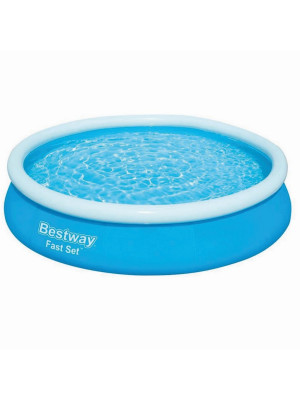 Бассейн с надувным бортом 366*76 см 5377 л фильтр насос Bestway
