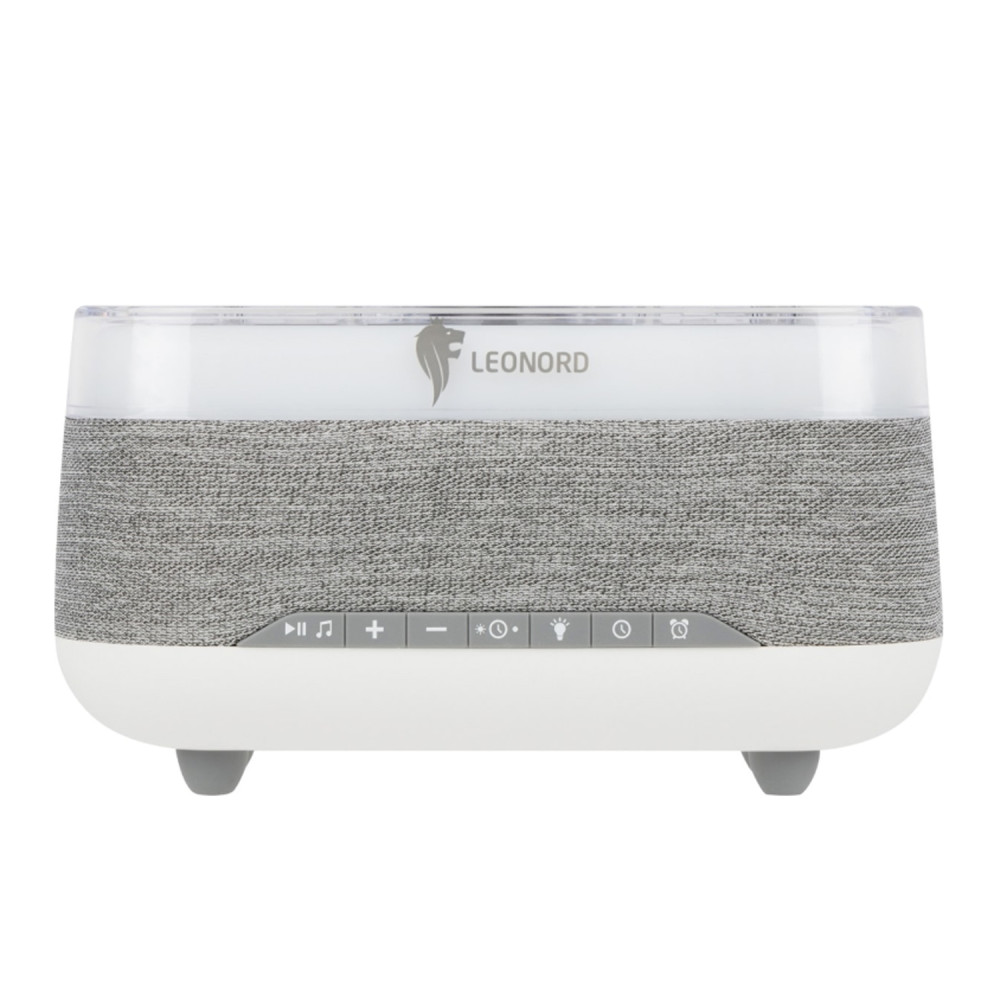 Часы электронные настольные 13,5х7,5х4,5 см led дисплей HS-0110 белый HomeStar