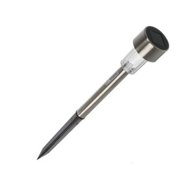 Фонарь садовый  4,5*30 см солнечная батарея 400 мАч серый Baizheng