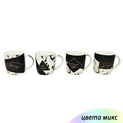 Кружка керамическая 350 мл мрамор микс Baizheng