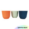Мини фото Горшок пластиковый 3 л 18*16,5 см в ассортименте Baizheng