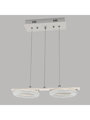 Люстра светодиодная кухонная 2 плафона 45*18*100 см 32Вт 2240 LM 9м2 3 цвета белый Baizheng Люстра светодиодная кухонная 2 плафона 45*18*100 см 32Вт 2240 LM 9м2 3 цвета белый Baizheng
