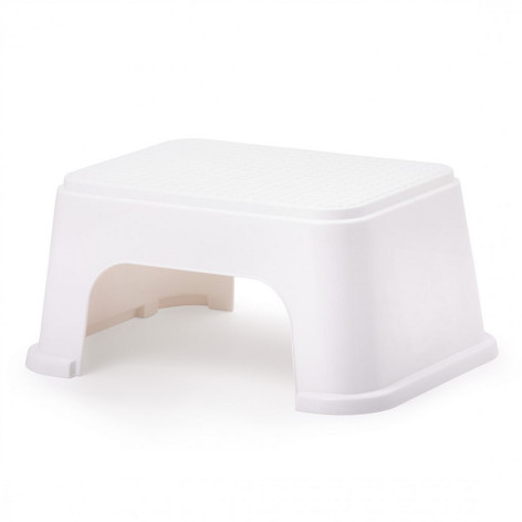 Табурет-подставка пластиковая детская 33,5х25х15,7 см до 95 кг белый Альтернатива