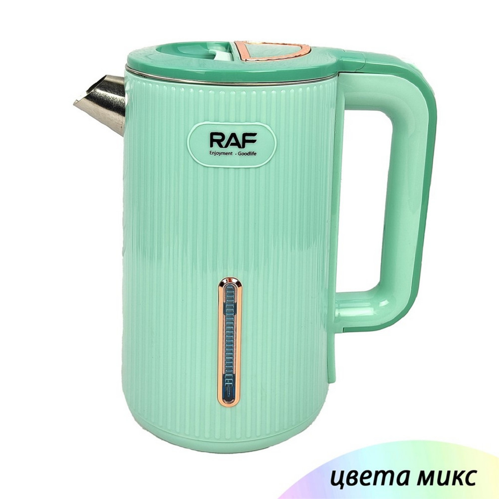 Чайник пластиковый электрический 1,8 л микс R.7967 Raf