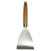 Мини фото Лопатка нержавеющая сталь 25,8 см деревянная ручка стальной Baizheng