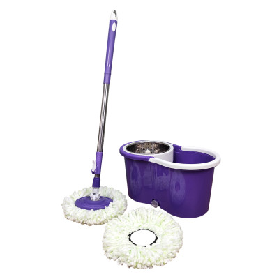 Набор ведро пластиковое с отжимом 13л+ швабра металл 45,3х25,5х23 см под упак фиолет Baizheng Набор ведро пластиковое с отжимом 13л+ швабра металл 45,3х25,5х23 см под упак фиолет Baizheng