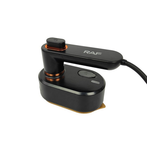 Утюг 38 Вт дорожный антипригарное покрытие вращение на 180 градусов черный Raf