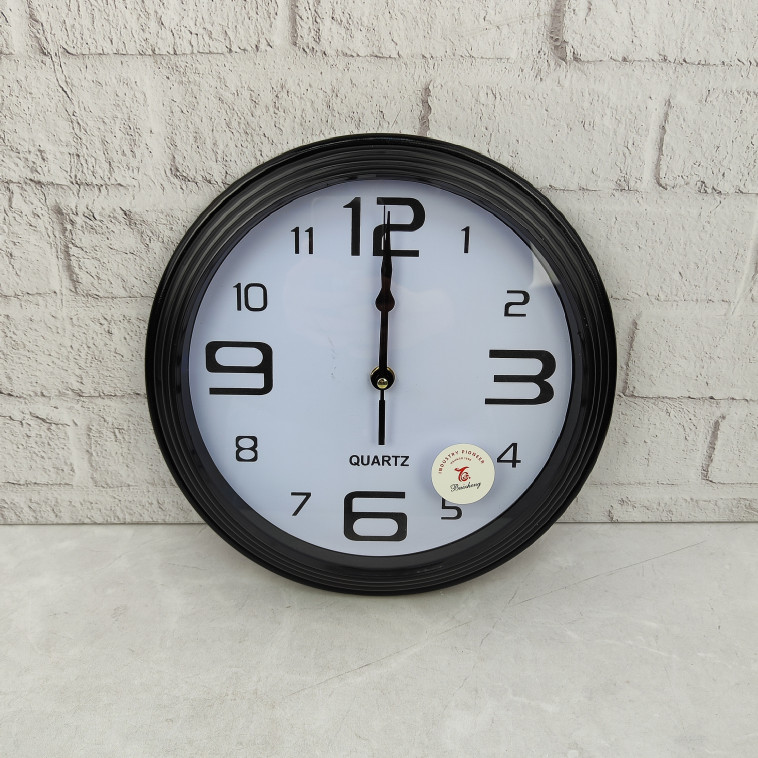 Картинка Часы пластиковые настенные 26 см микс BZ-A2612 Baizheng