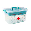 Мини фото Контейнер пластиковый для аптечки  6,5 л 310х200х180 мм с вкладышем Домашний доктор Полимербыт