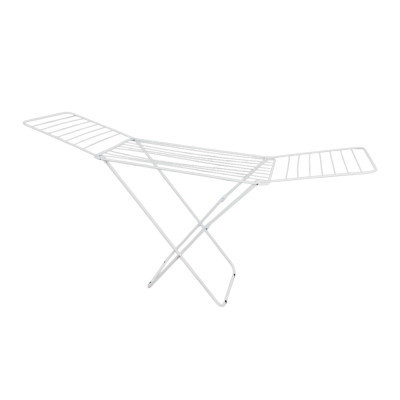 Сушилка металлическая напольная для белья  20 м 90*55*200 см белый Baizheng
